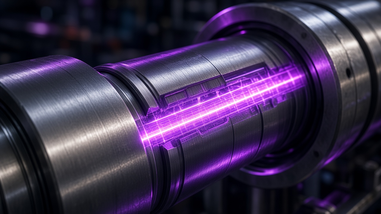 Fiber-optic tool with a light streak through the sensor