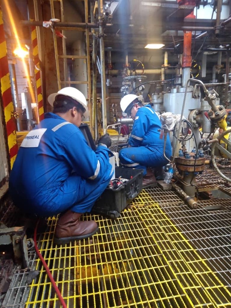 Field D 36" conductor and casing-hanger leak