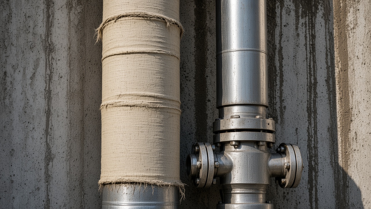 Insulated and bare production piping